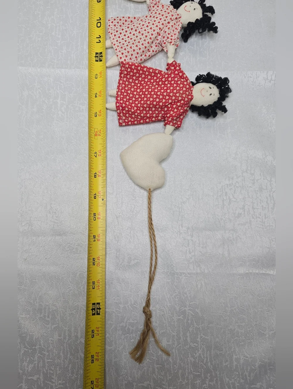 Vintage Rag Dolls & Hearts Garland Decor [ Read Details ]